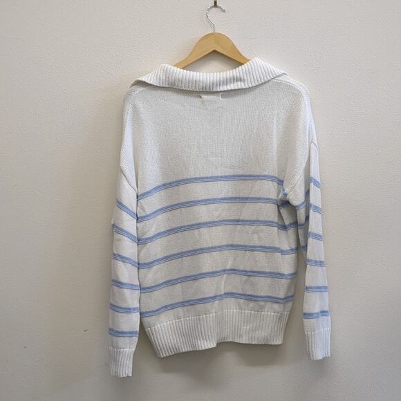 Christian Siriano New‎ York striped collared sweater size M - Picture 6 of 6